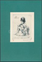 1974 Dr. Illyés Sándor László: Joszef Nechanszky grafikus albuma 8db dedikált rézkarccal, sorszámott...
