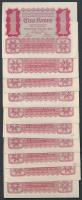 Osztrák-Magyar Bank 1922. 1K  (10x) T:I,I-