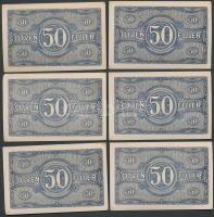 1920. 50f "01"-es sorozat (6x) T:I,I-