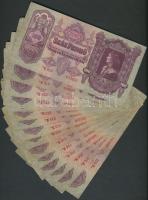 1930. 100P "*E" 20 alatti sorozatszámúak (23x) T:II-,III