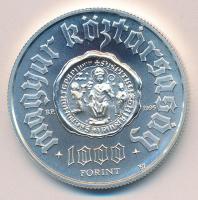 1996. 1000Ft Ag "Pannonhalma" T:BU Csak 10.000db!