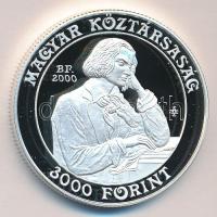 2000. 3000Ft Ag "125 éves a Liszt Ferenc Zeneművészeti Egyetem" T:PP Csak 3000db! Tanúsítvánnyal.