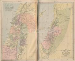 1900 Ó- és Új Testamentum egy kötetben, a Szent föld 9 térképmellékletével, gót betűkkel írva