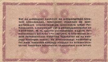 1946. 100.000AP (3x) mind különféle típus + 1.000.000AP T:I,II,III