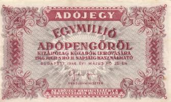 1946. 100.000AP (3x) mind különféle típus + 1.000.000AP T:I,II,III