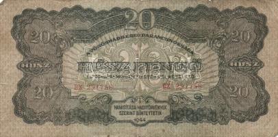 1944. "Vöröshadsereg Parancsnoksága" 1P (2x) + 20P T:I-,II-,III