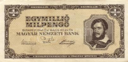 1946. 1.000.000MP (15x) T:II,II-,III