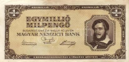 1946. 1.000.000MP (15x) T:II,II-,III