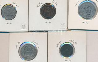 1893. 20f + 1916. 20f + 1939. 2f + 1940. 2f + 1943. 2f T:2,2-