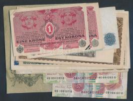 Kis vegyes bankjegy tétel, közte magyar pengők, Törökország, Algéria, Oroszország stb pénzei,összesen 23db T:I-,II,III