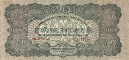 1944. A Vöröshadsereg Parancsnoksága" 10P + 20P + 50P T:II,II-