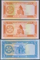Türkmenisztán 6klf modern bankjegy T:I
Turkmenistan 6 different modern banknotes C:Unc