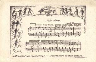 2 db régi Kottás képeslap