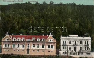 Trencsén - 3 db régi városképes lap