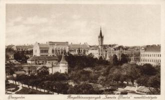 Veszprém - 7 db régi városképes lap