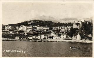 Dalmácia - 7 db régi városképes lap, közte egy Abbazia panorámalap