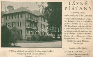 Pöstyénfürdő Dr. Cmunt sanatorium (EK)