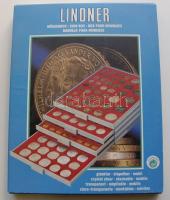 Lindner 2580 Pénztartó luxuskazetta 80 db férőhellyel, átmérő 22,25 mm , új állapotban. Eredeti ára: 4.200 Ft