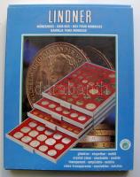Lindner 2102 Pénztartó luxuskazetta 20 db férőhellyel, átmérő 38 mm , új állapotban. Eredeti ára: 4.200 Ft