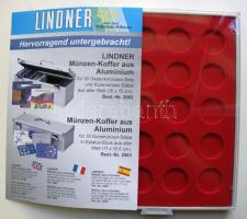Lindner 2102 Pénztartó luxuskazetta 20 db férőhellyel, átmérő 38 mm , új állapotban. Eredeti ára: 4....