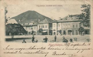 1899 Nagybánya main square (EB)