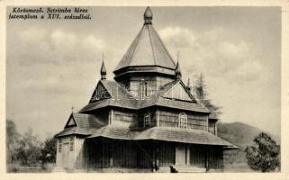 Kőrösmező Sztrimba wooden church