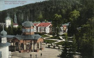 Bártfafürdő Catholic church, villas