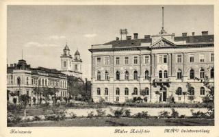 Kolozsvár Hitler square, MÁV railway office