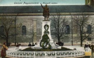 Nagyszalonta Kossuth statue (b)