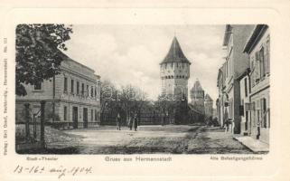Nagyszeben theatre and tower