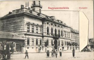 Nagyszentmiklós town hall leporellocard