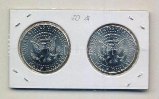 USA 2010P/D. 1/2$ Ag "Kennedy" (2x) T:1
USA 2010P/D. 1/2 Dollar Ag "Kennedy" (2x...