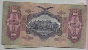 1930-41. 10P ,20P, 50P, 100P mindegyik hamis nyilaskereszt felülbélyegzéssel T:II,III+