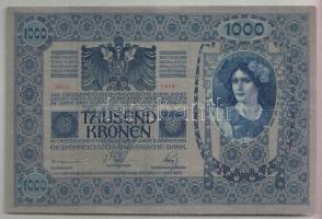 1902. 1000K + 1912. 100K + 1913. 20K + 1914. 50K mindegyik "Újvidék város alispán 1919. Jan.19....