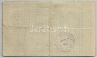 1918. 200K "A 1003" sima hátlappal és a hátlapon lila "Magyar Állampénztár Debrecen 1...