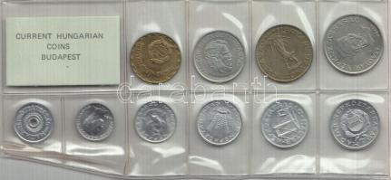 1984. 2f-20Ft 9db klf, érmés forgalmi sor fóliatokban T:1