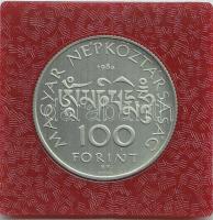 1984. 100Ft "Kőrösi Csoma Sándor" T:PP Eredeti tokban, tanúsítvánnyal!