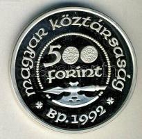 1992. 500Ft "Szent László" Ag T:PP