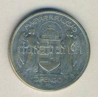 1930. 5P Ag "Horthy jobbra" T:3