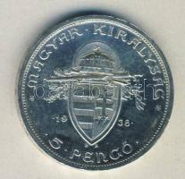 1938. 5P Ag "Szent István" T:2