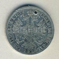 Ausztria 1879. 1Fl Ag T:3+ ly.
Austria 1879. 1 Florin Ag C:F+ pierced