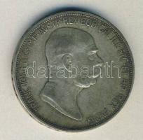 Ausztria 1909. 5K Ag T:3 Austria 1909. 5 Corona Ag C:F