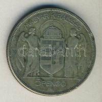 1930. 5P Ag "Horthy jobbra" T:3