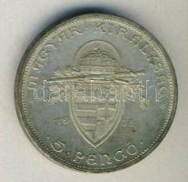 1938. 5P Ag "Szent István" T:2-