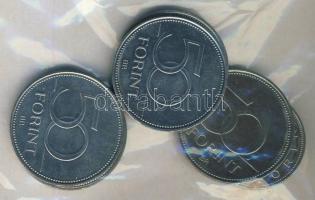 2002. 100Ft "Kossuth" + 2004-2007. 50Ft 5db klf emlékverete T:2