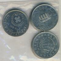 2002. 100Ft "Kossuth" + 2004-2007. 50Ft 5db klf emlékverete T:2