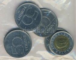 2002. 100Ft "Kossuth" + 2004-2007. 50Ft 5db klf emlékverete T:2