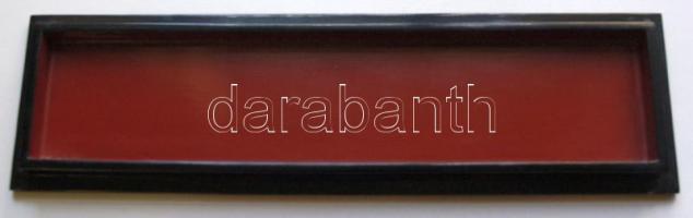 Kézzel festett kínai fa doboz jó állapotban