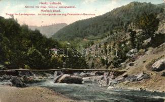 Herkulesfürdő Czeczna bridge, Romanian border (fl)