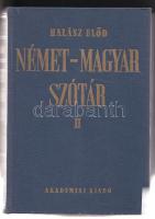 1976 Halász Előd: Magyar-Német szótár II. kötet, Akadémia Kiadó, Bp., egészvászon kötésben, jó állapotban